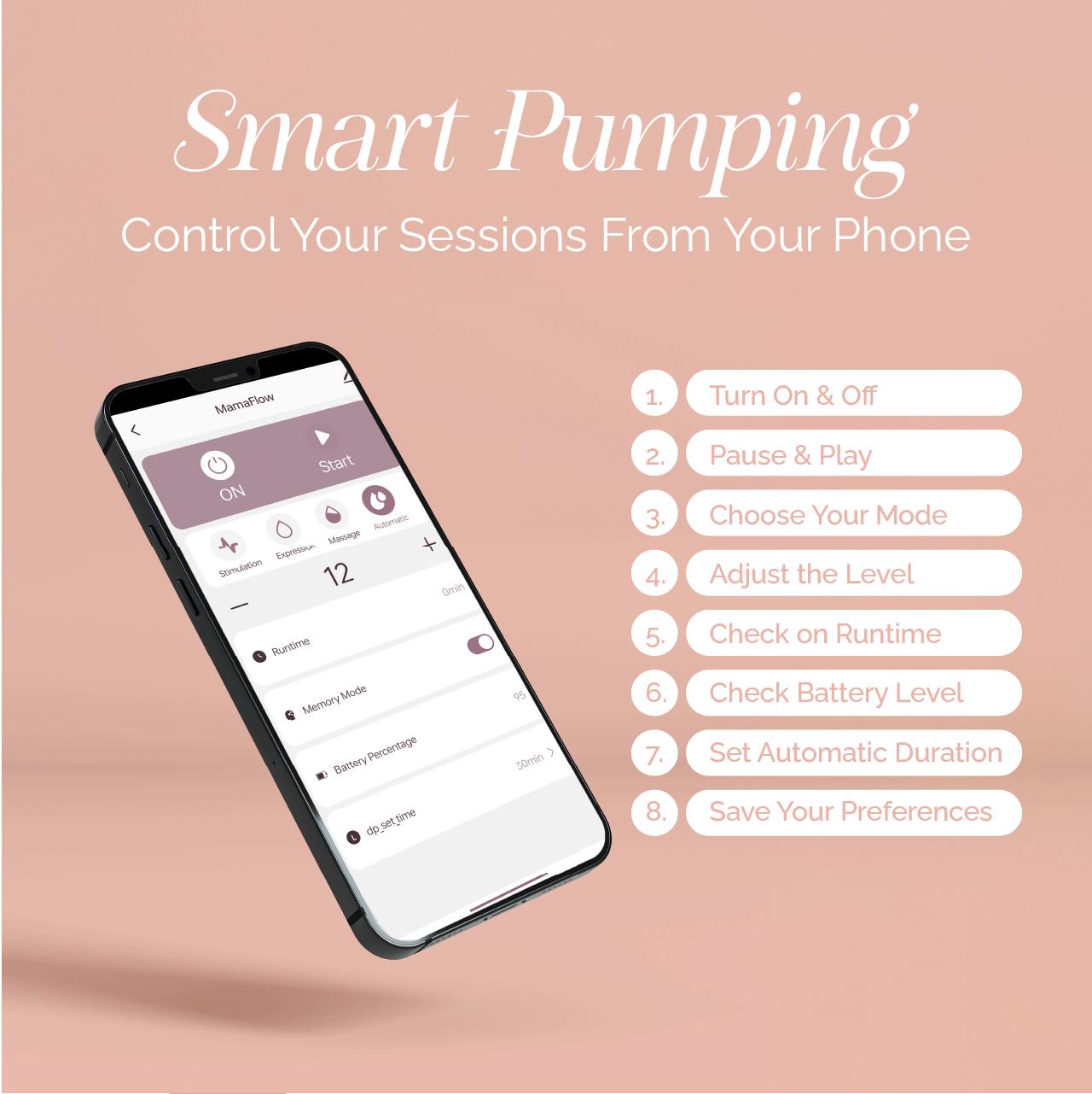 Double Smart Wearable Breast Pump With Case