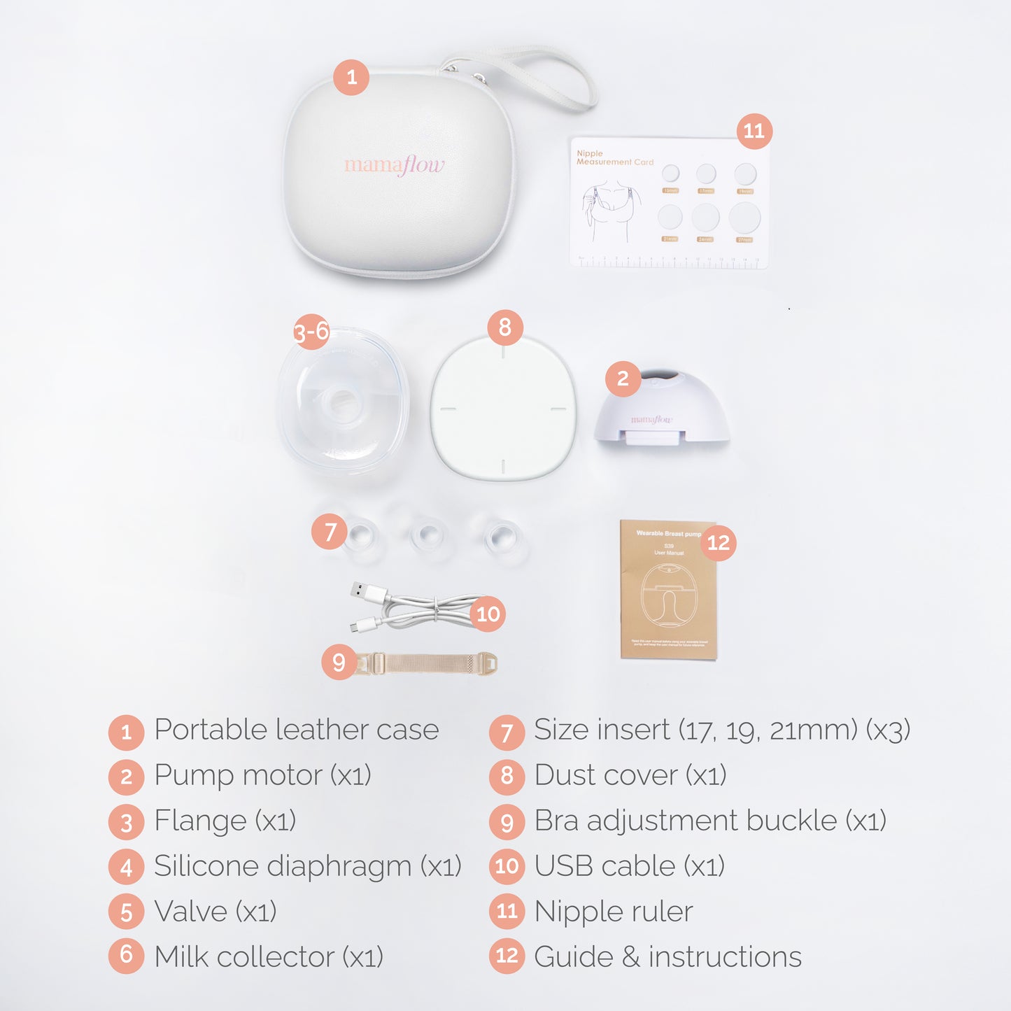 Single Smart Wearable Breast Pump with Case