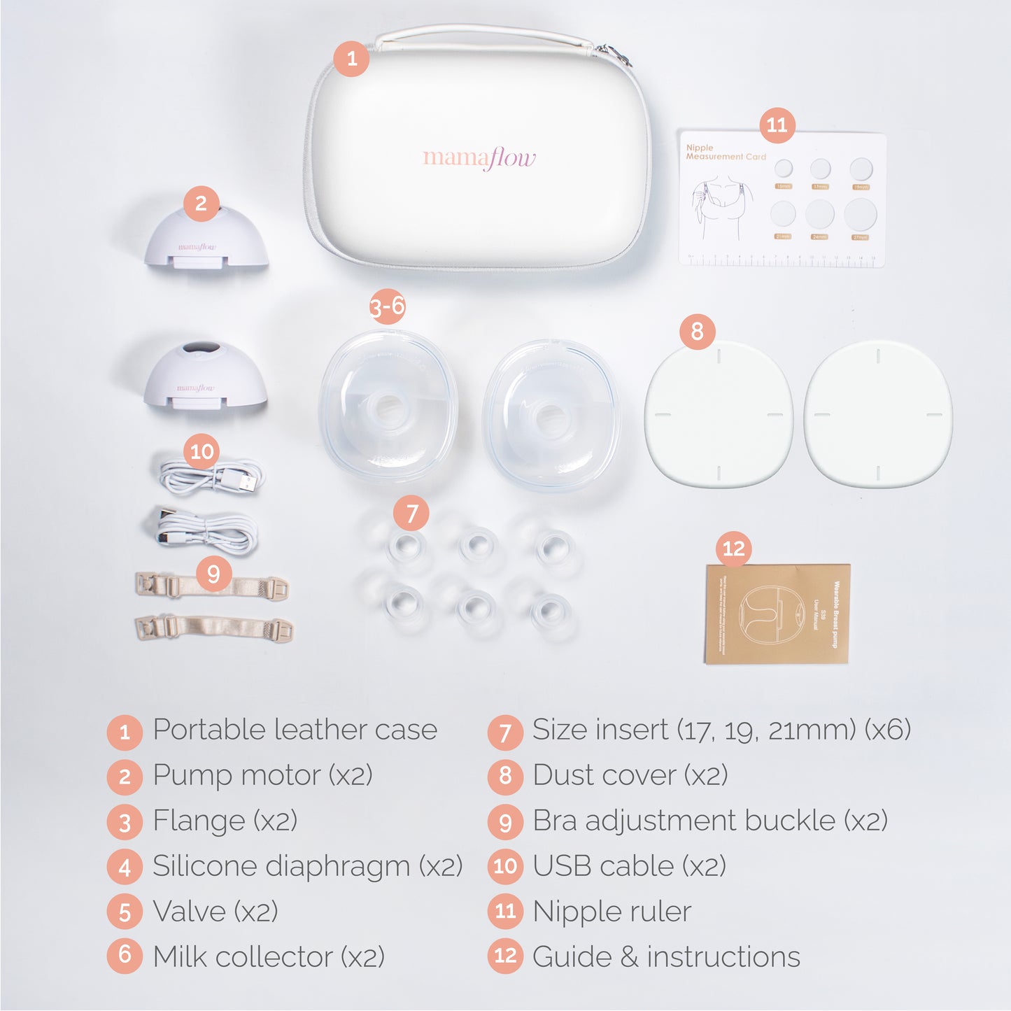 Double Smart Wearable Breast Pump With Case